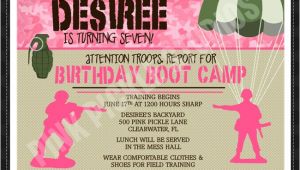 Boot Camp Party Invitations Marine Bootcamp Invitations Party Invitations Ideas