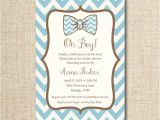 Bow Tie Baby Shower Invites Baby Bow Tie Shower Invitation Custom Printable File by