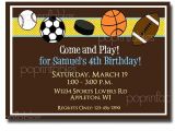 Boys Sports Birthday Invitations Etsy Your Place to and Sell All Things Handmade