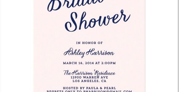 Bridal Shower Invitation Examples Bridal Shower Invitation Wording