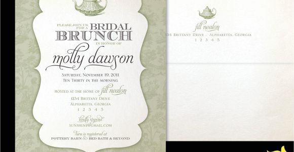 Bridal Shower Luncheon Invitation Wording Bridal Brunch Shower Invitations Bridal Shower Brunch