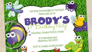 Bug Party Invitation Template Bugs Party Invitation Template Insects Bug Party Invite