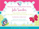 Butterfly Baby Shower Invites Design butterfly Baby Shower Invitations