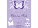 Butterfly themed Quinceanera Invitations Purple butterfly Quinceanera Invitations Zazzle