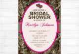 Camo Bridal Shower Invitations Items Similar to Camo Bridal Shower Invitation Hearts