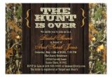 Camo Bridal Shower Invitations the Hunt is Over Camo Bridal Shower Invitation