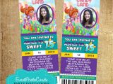 Candyland Quinceanera Invitations Candyland Quinceanera Invitations 2