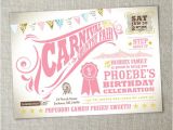 Carnival First Birthday Invitations Items Similar to Kids Birthday Party