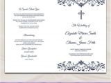 Catholic Wedding Invitation Template Wedding Program Wording Example Example Of Wedding