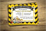 Charlie Brown First Birthday Invitations Charlie Brown Birthday Party Invitation Peanuts Movie