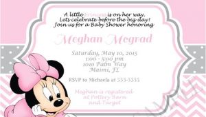 Cheap Minnie Mouse Baby Shower Invitations Baby Minnie Mouse Baby Shower Invitations – Gangcraft