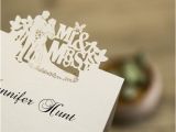 Cheapest Place to Get Wedding Invitations Cheap Mr and Mrs Laser Cut Place Cards Ewpc006 as Low as