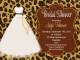 Cheetah Print Bridal Shower Invitations Bridal Shower Invitations Bridal Shower Invitations