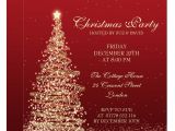Christmas Party formal Invitation Template Elegant Christmas Party Red Invitation Zazzle Com In