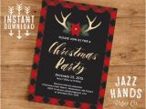 Christmas Party Invitation Template Online Christmas Party Invitation Template Diy Printable Holiday