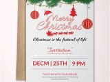 Christmas Party Invitation Template Publisher 36 Christmas Party Invitation Templates Psd Ai Word