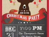 Christmas Party Invite Template Uk Printable Vintage Christmas Party by thepaperwingcreation