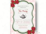 Christmas Tea Party Invitations Free Christmas Tea Party Invitation Printable Holiday by