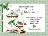 Christmas Tea Party Invitations Free Holiday Tea Invitation Christmas Tea Invitation Tea Party