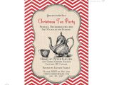 Christmas Tea Party Invitations Free Items Similar to Printable Christmas Tea Party Invitation