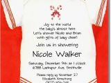 Christmas themed Baby Shower Invitations Christmas Esie Baby Shower Invitations