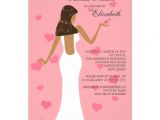 Cocktail Bridal Shower Invitations Chic Cocktail Bride Bridal Shower Invitation Pink