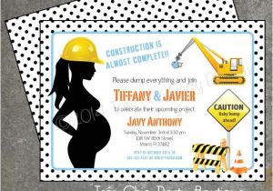 Construction themed Baby Shower Invitations Under Construction Baby Shower Invitation by Treschicparty