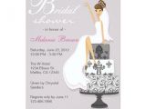 Contemporary Bridal Shower Invitations Chic Pink Modern Bride Contemporary Bridal Shower 5" X 7
