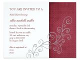 Contemporary Bridal Shower Invitations Red Polka Dot Modern Bridal Shower Invitations