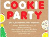 Cookie Decorating Party Invitation Wording Christmas Cookie Decorating Party Invitation Wording