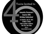 Cool 40th Birthday Invitations 40th Birthday Invitations Men