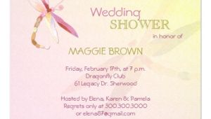 Cool Bridal Shower Invitations Dragonfly theme Unique Bridal Shower Invitations 5 25