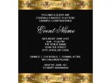 Corporate Party Invitation Template Black and Gold Corporate Party event Template 6 5×8 75