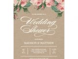 Country Bridal Shower Invitations Cheap Country Roses Bridal Shower Invitation