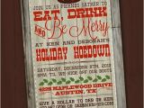 Country Christmas Party Invitations Western Christmas Invitation Country Christmas Invitation