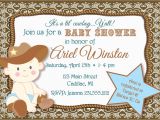 Cowboy Baby Shower Invites Lil Cowboy Baby Shower Invitation Sbgb90
