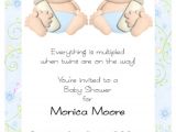 Create Your Own Baby Shower Invites Simple Twin Baby Shower Invitations Ideas Home Party