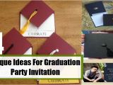 Creative Graduation Invitation Ideas Unique Ideas for Graduation Party Invitation How to Make