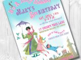 Custom Invitations Birthday Mary Poppins Party Invitations Printable Custom Invitations
