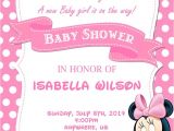 Custom Minnie Mouse Baby Shower Invitations 10 Best Minnie Mouse Baby Shower Invitations Walmart