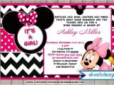 Custom Minnie Mouse Baby Shower Invitations 78 Best Images About Minnie Mouse Baby Shower On Pinterest