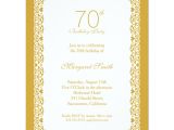 Custom Party Invitations with Photo Elegant Personalized 70th Birthday Party Invitations