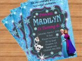 Customized Birthday Invitations Frozen Birthday Invitation Custom Invitation