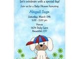 Cute Baby Shower Invitations for Boys Cute Puppy Baby Shower Invitation for Boys 5" X 7