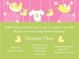 Cute Baby Shower Invite Wording Cute Baby Girl Shower Invitations