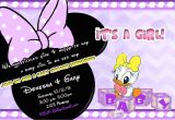 Daisy Duck Baby Shower Invitations Daisy Duck Baby Shower Invitation In Lavender and by