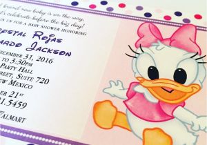 Daisy Duck Baby Shower Invitations Eleven Eleven Pixel Productions Daisy Duck Baby Shower