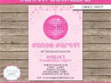 Dance Party Invitation Template Dance Party Invitation Template Birthday Party Instant