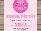 Dance Party Invitation Template Dance Party Invitations Template Birthday Party