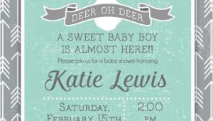 Deer Hunting Baby Shower Invitations 25 Best Ideas About Deer Baby Showers On Pinterest